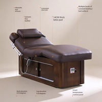 Elektrisches Modernes Massagebett mit Edelstahlrahmen, 2 Motoren, Hochdichtem Schwamm, Höhenverstellbar, Multifunktional für Gewerbliche Nutzung