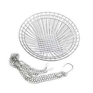 Étagère de rangement à fruits en métal à 3 niveaux avec chaînes pour la cuisine - Product Image 4
