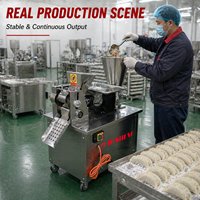 Machine automatique commerciale pour la fabrication d'empanadas, de samosas, de raviolis et de boulettes, capacité élevée de 4800 pièces/heure, pour restaurant, cuisine centrale
