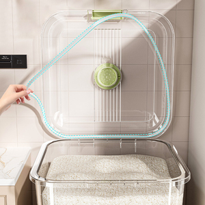 Wanuo 25kg công suất lớn kín gạo lưu trữ container chống ẩm chống côn trùng nhà bếp gạo container với bánh xe - Product Image 4