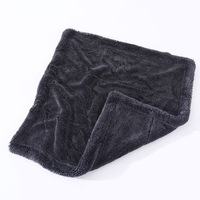 Serviette de séchage pour voiture en microfibre premium à séchage rapide, triple boucle torsadée, 1200 gsm, réutilisable