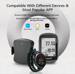 Capteur de vitesse sans fil ANT+ pour le cyclisme, Bluetooth 5.0, capteur de vitesse et de cadence pour vélo, ordinateur de vélo pour Garmin Bryton - Product Image 1