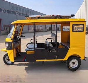 Moto-tricycle solaire à carrosserie ouverte, véhicule de transport de passagers 8 places, charge utile 300-400 kg, haute vitesse, certifié CCC, Page One - Product Image 4