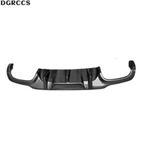 Pour mercedes-benz W204 C63 2007-2014 V style fibre de carbone lèvre arrière diffuseur arrière lèvre de pare-chocs