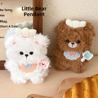 Porte-clés Ours Chef en Peluche Adorable Nouveau Design, Pendentif de Sac Ours Kawaii, Breloque de Sac Polyvalente pour Filles, Vente en Gros