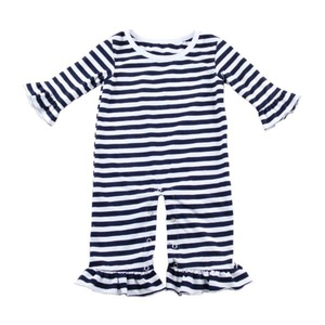 Combinaison pour bébé sans manches, respirante, en polyester/coton tricoté, pour l'été, vêtements pour ramper pour nouveau-nés, fermeture à boutons - Product Image 2