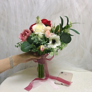 Tianjin Usine En Gros Rose Bouquet De <span class=keywords><strong>Fleurs</strong></span> De Mariage Faire Des Sacs De <span class=keywords><strong>Fleurs</strong></span> Pour Bouquets - Product Image 6