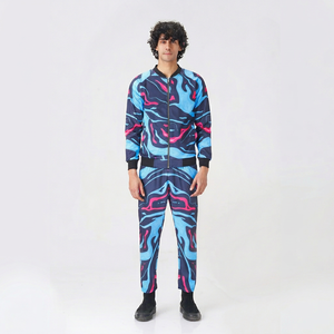Ensemble de survêtement pour homme en deux pièces, nouvelle collection 2025, sublimation respirante, survêtement d'hiver de haute qualité, style unique, survêtements en polyester - Product Image 1
