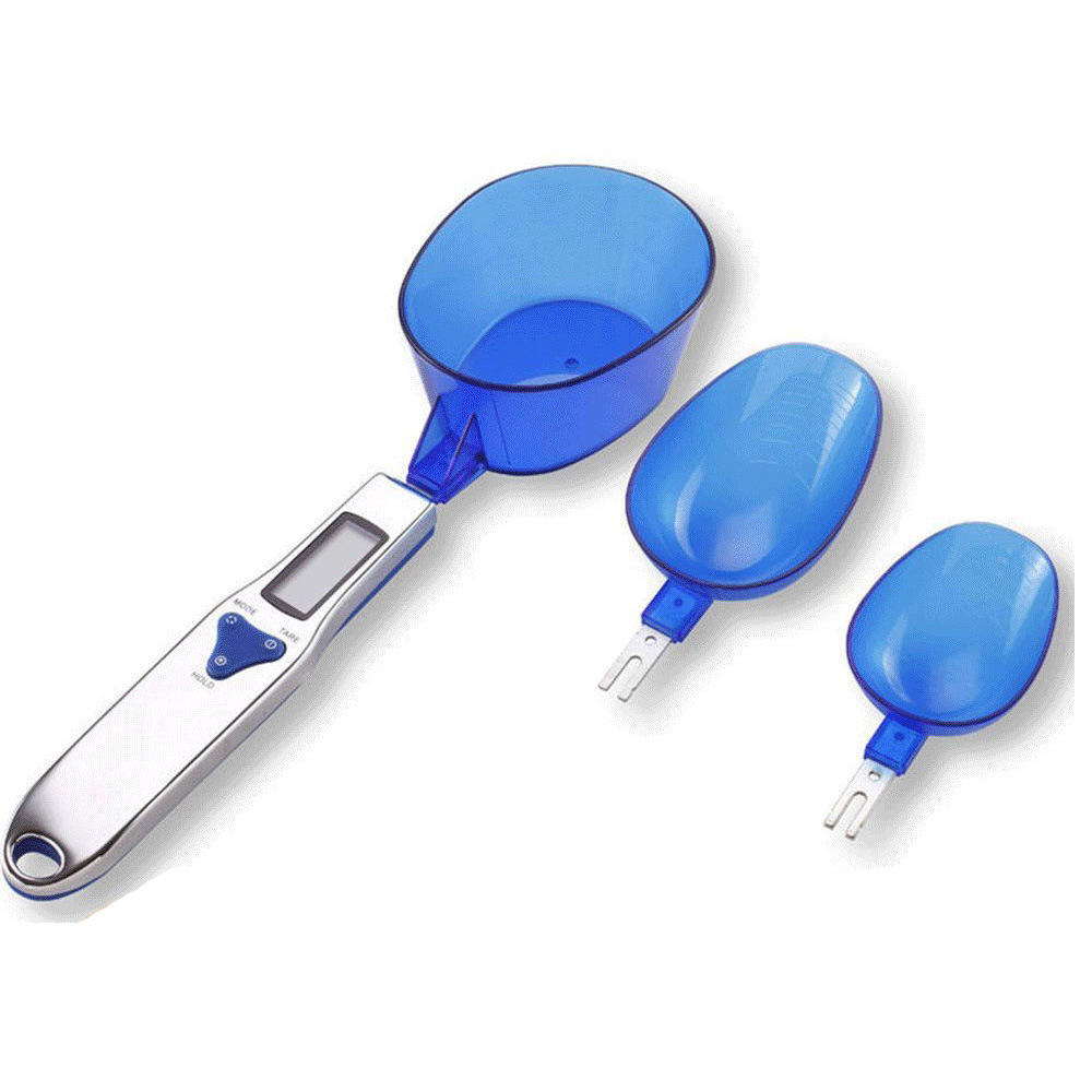 ช้อนสามคันสีฟ้า (ใหญ่ กลาง เล็ก)