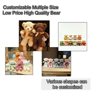 Kleine series hoogwaardige op maat gemaakte superzachte pluche teddyberen verjaardagsaccessoires. Pas uw eigen merklogo aan. - Product Image 4