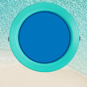 Anneau flottant rond avec maille Tapis flottant en PVC pour hamac à eau gonflable pour fêtes d'été - Product Image 1