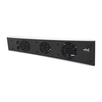 Ventilateur de refroidissement en plastique ABS à contrôle de température facile Accessoires de jeu de fonction agréable pour support de console PS5