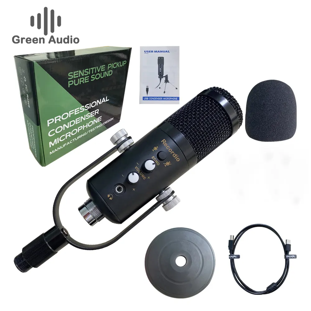 GAM-U07 Professional USB Microphone Condenser microphone Professional Recording Stand microphone PC for computer