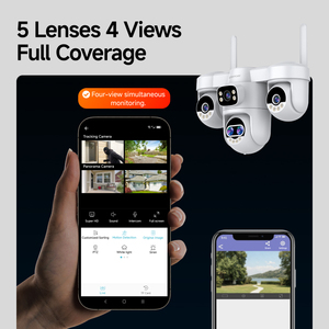 Cámara de Seguridad Vstarcam de 15MP con Múltiples Lentes, Zoom 10X, 4G Solar, Batería de 16000mAh, PTZ para Exteriores, Detección Humana, Impermeable, AG623ZF - Product Image 3