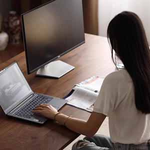 Mesa de comedor rectangular de madera de nogal negro norteamericano, con sistema de mortaja y espiga, hecha a mano, para sala de estar - Product Image 2