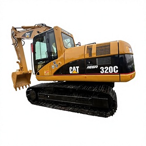 Excavadora de cadenas usada de alto rendimiento con sistema hidráulico para 320C, 21 toneladas, certificada CE EPA TIER4 ROPS para movimiento de tierras agrícolas y minería. - Product Image 1