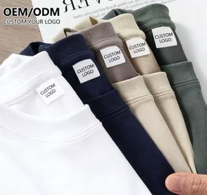 Alta calidad gota hombro Dtg Streetwear peso pesado Camiseta 100% algodón Vintage gráfico camiseta de gran tamaño camiseta personalizada - Product Image 1