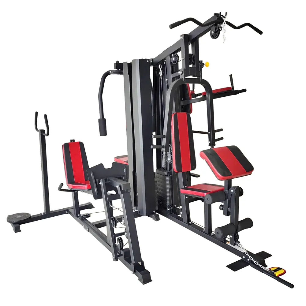 Multifunction Commercial Gym Equipment Comprehensive Training 5 Person Station Smith Machine
