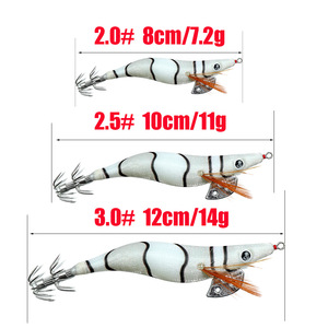 Top Right Fh228 2.0 #2.5 #3.0 # Thuyền Câu Cá Đầy Màu Sắc Mực <span class=keywords><strong>Jig</strong></span> Glow Fish Mực Mồi Thu Hút Cho Mực Câu Cá - Product Image 4