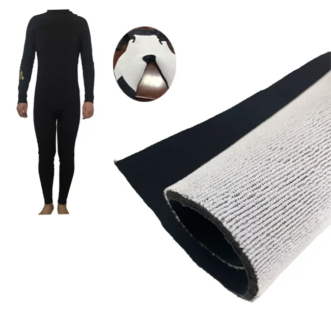 Wetsuit dalgıç kıyafeti toptan yalıtım termal neopren malzeme kumaş neopren levha 100% CR veya SCR veya SBR herhangi bir renk CN;GUA