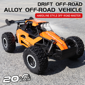 Camioneta <span class=keywords><strong>Monstruo</strong></span> RC <span class=keywords><strong>de</strong></span> Metal a Escala 1:16, Juguete para Niños Mayores <span class=keywords><strong>de</strong></span> 3 Años, Velocidad <span class=keywords><strong>de</strong></span> 20+ km/h, Control Remoto <span class=keywords><strong>de</strong></span> 4 Canales, Luces LED, Lista para Usar - Product Image 2