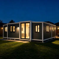Maison conteneur multifonctionnelle à prix d'usine, étanche à l'humidité, avec fenêtre en verre isolant amovible, maison conteneur préfabriquée
