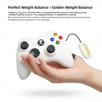 Manette de jeu filaire pour PC et consoles - USB, vibration, matériau ABS, compatible Steam