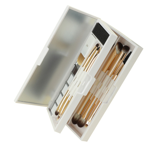 Set <span class=keywords><strong>de</strong></span> 8 <span class=keywords><strong>Brochas</strong></span> <span class=keywords><strong>de</strong></span> <span class=keywords><strong>Maquillaje</strong></span> Profesionales <span class=keywords><strong>de</strong></span> Viaje <span class=keywords><strong>de</strong></span> Doble Capa <span class=keywords><strong>de</strong></span> Pelo <span class=keywords><strong>de</strong></span> Cabra con Mango <span class=keywords><strong>de</strong></span> Madera y Estuche para Rostro y Ojos, Incluye Brocha Abanico - Product Image 1