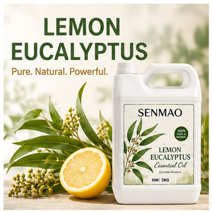 Huile d'eucalyptus citronné pure et naturelle ; Répulsif contre les moustiques et propriétés antibactériennes ; Convient pour l'aromathérapie à domicile. - Product Image 1