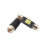 Ampoule LED C5W 28mm 31mm 36mm 39mm 41mm FT 3020 6SMD pour intérieur de voiture, plafonnier, lampe de lecture, lampe de porte, mini format, type Festoon, Canbus 12-24V