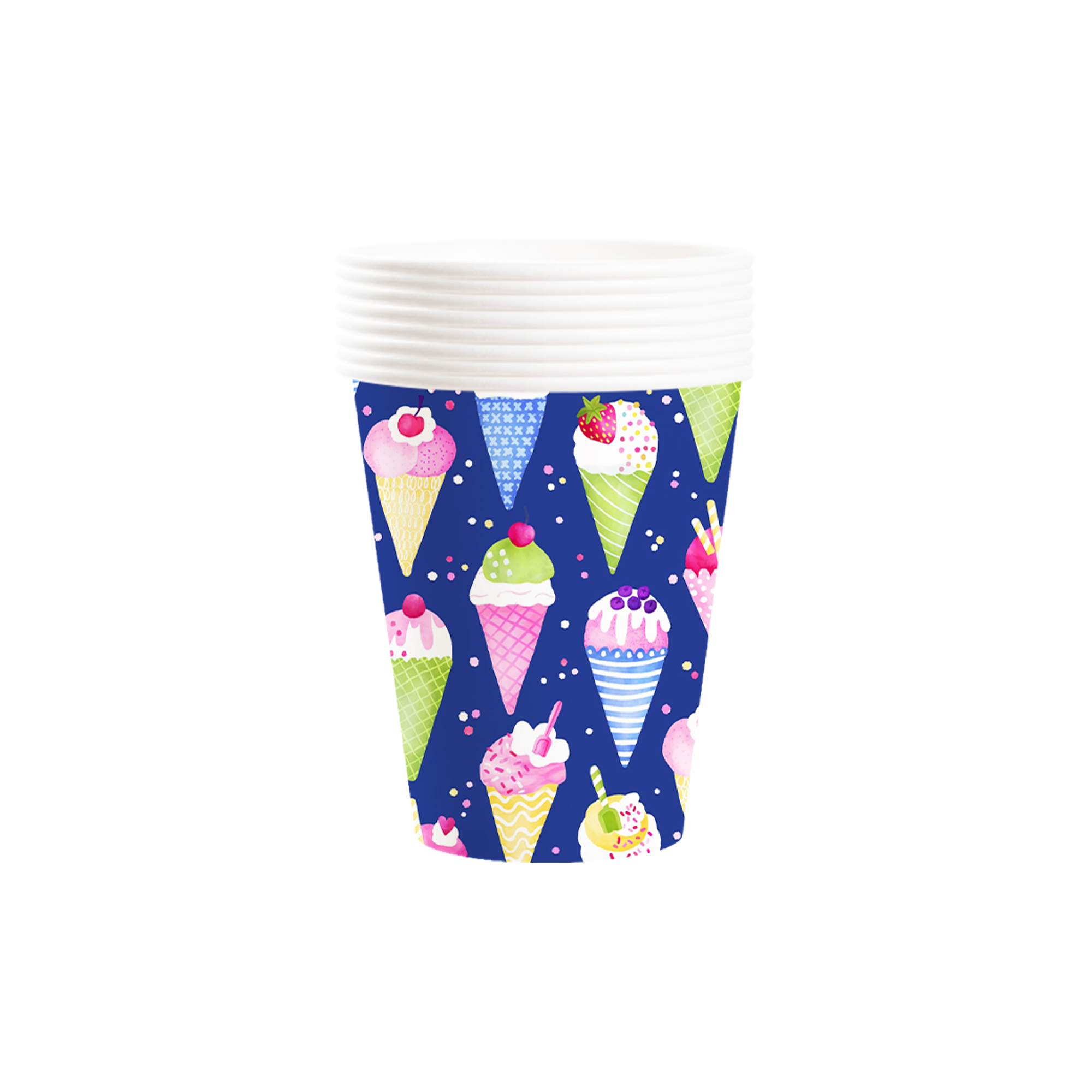 Vaso de papel de 9 oz * 8 unidades