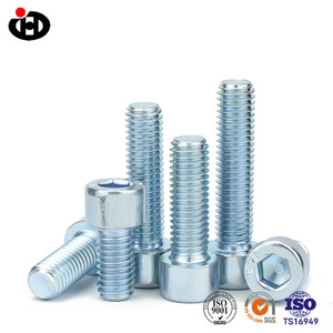 Lớp <span class=keywords><strong>8.8</strong></span> cường độ cao màu xanh trắng kẽm <span class=keywords><strong>din912</strong></span> hình lục giác ổ cắm vít cup đầu hình lục giác ổ cắm vít - Product Image 6