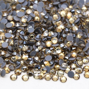 Mặt Nạ Thủy Tinh Pha Lê Mặt Sau Bằng Đá Sâm-panh Khắc Phục Nóng Bỏng Bằng SS6-SS20 Đính Đá Cho Hàng May Mặc - Product Image 3