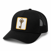 Perfil de corona alta a cuadros pantalla turquesa Lisa impresión sublimada logotipo personalizado gorra de camionero de espuma de malla de cinco paneles lisa