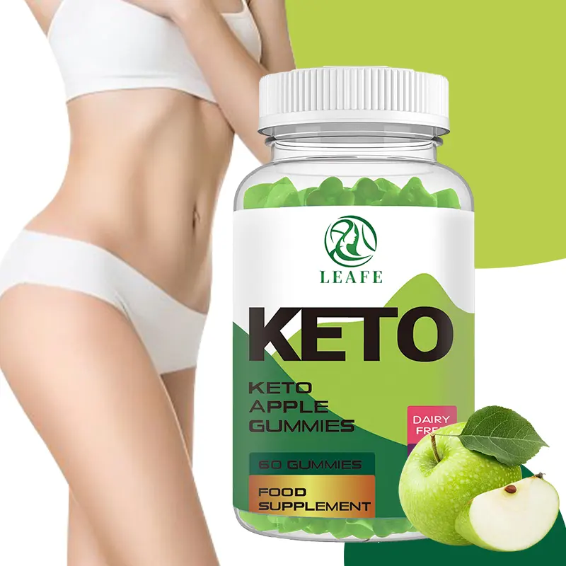 Active Keto Green Apple sari cuka Gummies 1000mg Weight Loss Gummy Advanced Formula membakar lemak perut Keto ACV Gummies