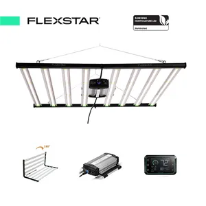 Flexstar, precio al por mayor, 720W, 645W, luz de cultivo de plantas regulable para cultivo vertical de interior