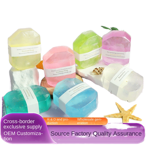 Thảo dược tinh dầu rắn thủ công Thanh xà phòng lá vàng Kim Cương hương thơm hộp quà tặng bao bì phụ nữ tất cả các loại da kệ 3 năm - Product Image 5