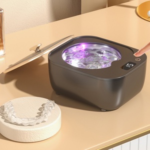Máquina de Limpieza Dental Ultrasónica OEM con Tanque de Acero Inoxidable de 200 ml, Limpiador Ultrasónico Doméstico para Aparatos Dentales - Product Image 1