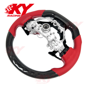 Accessoires de voiture pour Lexus IS RC NX IS250 IS300 IS350 IS500 RC300 RC350 F Sport Volant en fibre de carbone avec LED RPM - Product Image 4