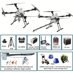 JIUSI D15R High Efficiency Electric Window Cleaning Drone with <b>Camera</b> App <b>Control</b> <b>for</b> Building <b>Car</b> Wash Shop New Condition - Product Image 3