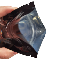 Hologramme à l'intérieur des sacs d'emballage en plastique refermables à 3 côtés brillants à surface mate