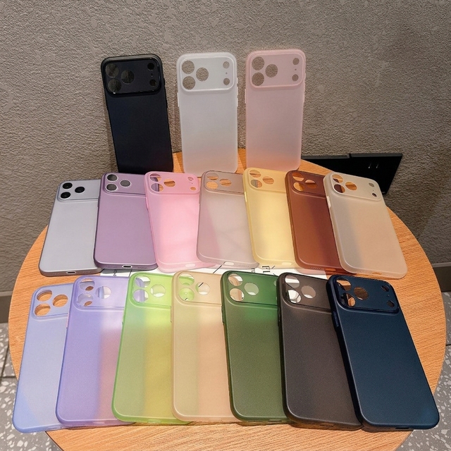Ultra Thin Matte Anti-fingerprint Heat Dissipation Phone Case for iPhone 17 Pro Max 16 15 14 Plus Shockproof Slim Frosted Cover