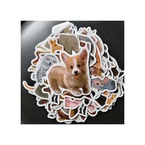 Custom Die Cut Vinyl Animals Waterproof Stickers Smooth Packaging Stickers For Laptop Phone Decoration