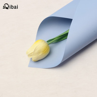 Qibai hot Neue Blume einfarbig Luxus Blumen Geschenk papier Florist Paket wasserdichtes Geschenk papier für Party Valentinstag