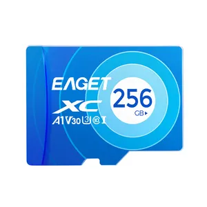 EAGET mini sd card 32GB 64GB 128GB 126GB class 10 tf card for Samsung android mobile phone camera sd case tablet memory card