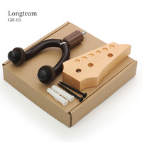 Suspension pour guitare classique en bois de hêtre massif, 1 pièce, crochet mural, électrique, accessoires pour Ukulele