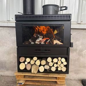 Nouvelle <span class=keywords><strong>Cheminée</strong></span> à <span class=keywords><strong>Bois</strong></span> Véritable pour Chauffage Domestique DIY, Idéale pour Salons, Maisons de Campagne et Décoration de Gîtes - Product Image 4
