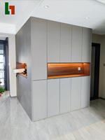 Armoire de rangement moderne personnalisée pour l'entrée intérieure, étagère à chaussures, meuble pour la maison, l'école, l'hôtel, le salon