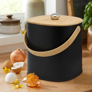 Petit bac à <span class=keywords><strong>compost</strong></span> 4L pour comptoir de cuisine Seau à <span class=keywords><strong>compost</strong></span> avec couvercle <span class=keywords><strong>Poubelle</strong></span> suspendue sans odeur <span class=keywords><strong>Mini</strong></span> bac à déchets alimentaires pour comptoir - Product Image 5