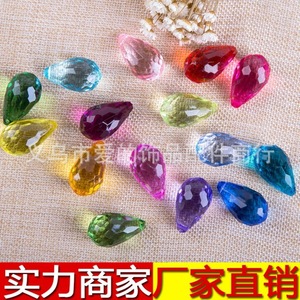 Acrylic Teardrop Pendant Beads Red 104T <b>Wedding</b> Decor DIY Crystal Lamp Hanging <b>Ornament</b> - Product Image 5